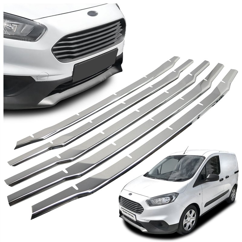Front grille trims for Ford Transit Courier FL 2018-2023
