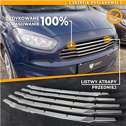 Front grille trims for Ford Transit Courier FL 2018-2023