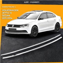 Listwy atrapy zderzaka przedniego Volkswagen VW Jetta Sedan 4D PRE-FL 2011-2014