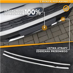 Listwy atrapy zderzaka przedniego Volkswagen VW Jetta Sedan 4D PRE-FL 2011-2014