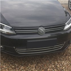 Front bumper grille trims for Volkswagen VW Jetta Sedan 4D PRE-FL 2011-2014