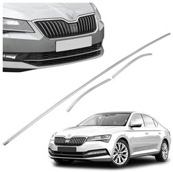 Listwy atrapy zderzaka przedniego Skoda Superb Liftback PRE-FL 2015-2019