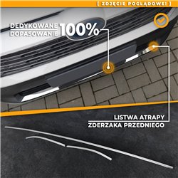 Listwy atrapy zderzaka przedniego Skoda Superb Liftback PRE-FL 2015-2019