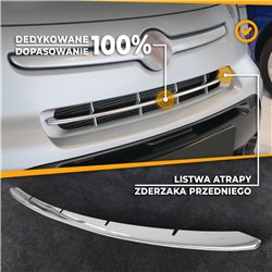 Front bumper grille trim for Fiat 500L PRE-FL 2012-2017