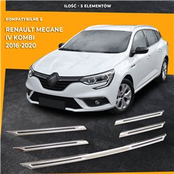 Front grille trims for Renault Megane Kombi Grandtour PRE-FL 2016-2020