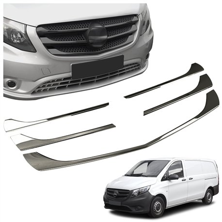 Listwy atrapy przedniej do Mercedes Vito PRE-FL 2014-2019