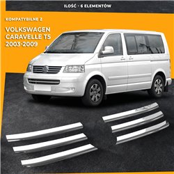 Listwy atrapy przedniej Volkswagen VW Caravelle PRE-FL 2003-2009