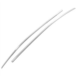 Front grille trims for Fiat Doblo FL 2015-2022 | Stainless steel