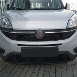 Front grille trims for Fiat Doblo FL 2015-2022 | Stainless steel