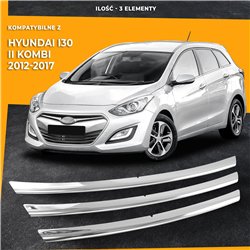 Front grille trims for Hyundai i30 Kombi 2012-2017