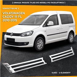 Listwy atrapy przedniej do Volkswagen VW Caddy FL 2010-2015