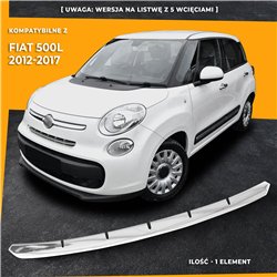Front bumper grille trim for Fiat 500L PRE-FL 2012-2017