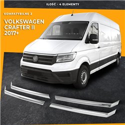 Listwy atrapy przedniej do Volkswagen VW Crafter 2017-