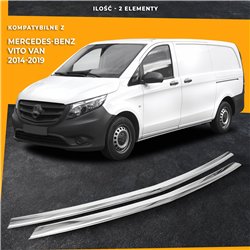 Front bumper grille trims for Mercedes Vito Cargo PRE-FL 2014-2019