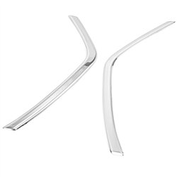 Front grille trims for Dacia Duster 2018-2024 | Stainless steel