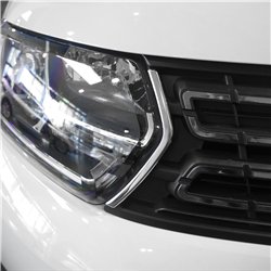 Front grille trims for Dacia Duster 2018-2024 | Stainless steel