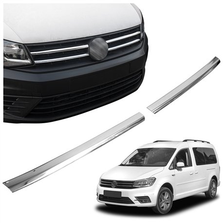 Front grille trims for Volkswagen VW Caddy 2015-2020