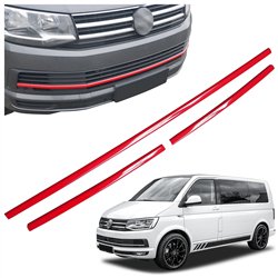 Listwy atrapy zderzaka przedniego Volkswagen VW Multivan 2015-2019