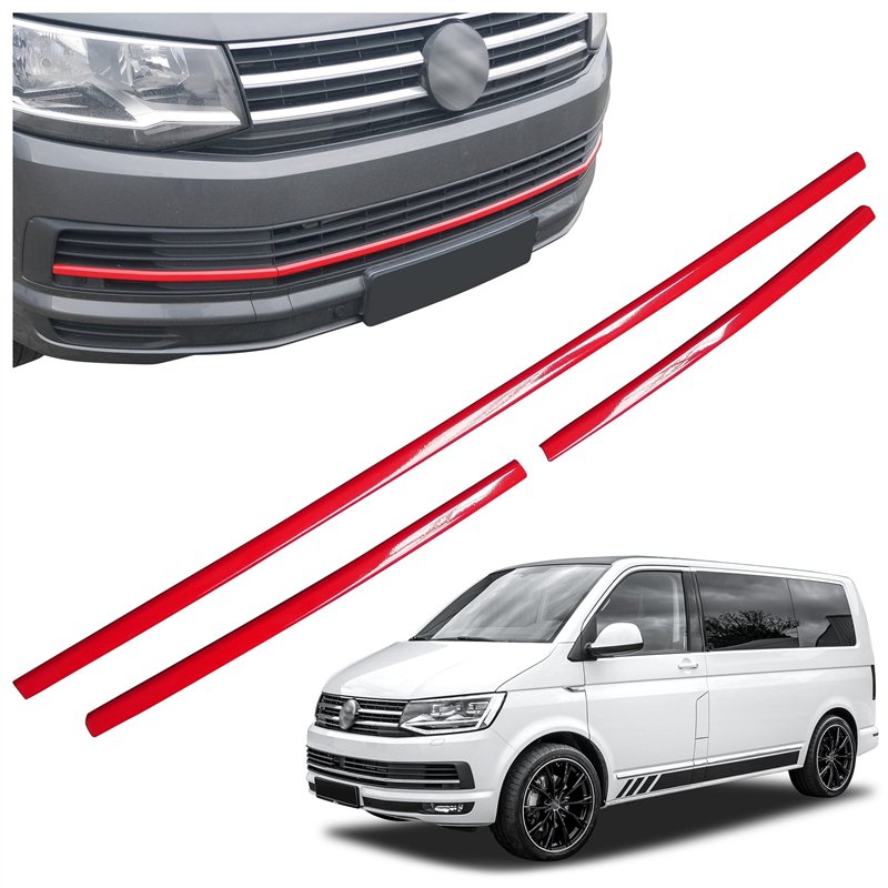 Listwy atrapy zderzaka przedniego Volkswagen VW Multivan 2015-2019