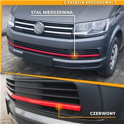 Listwy atrapy zderzaka przedniego Volkswagen VW Multivan 2015-2019