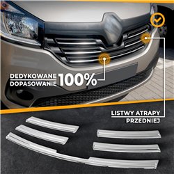 Front grille trims for Renault Trafic PRE-FL 2014-2019