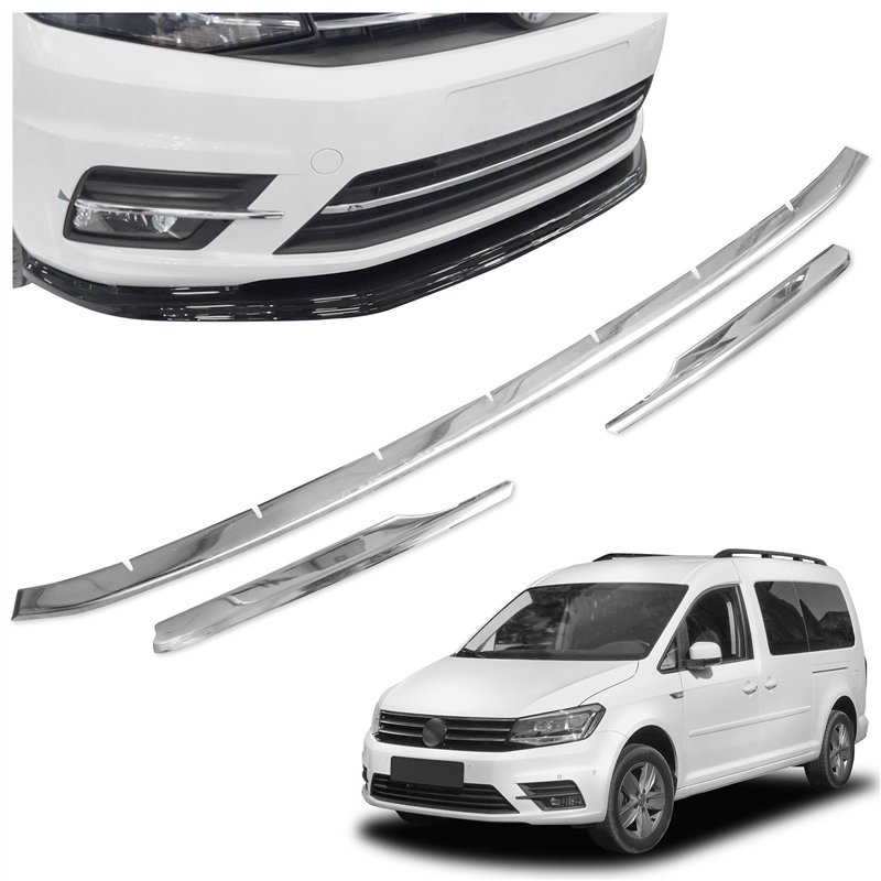 Front bumper grille trims for Volkswagen VW Caddy 2015-2020