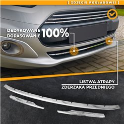 Front bumper grille trims for Volkswagen VW Caddy 2015-2020