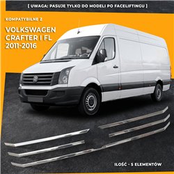 Front grille trims for Volkswagen VW Crafter FL 2011-2016
