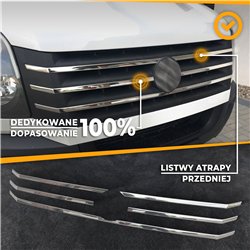 Listwy atrapy przedniej do Volkswagen VW Crafter FL 2011-2016
