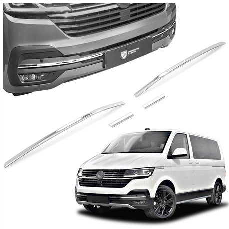 Listwy atrapy zderzaka przedniego Volkswagen VW Caravelle 2019-2023