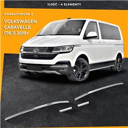Front bumper grille trims for Volkswagen VW Caravelle 2019-2023