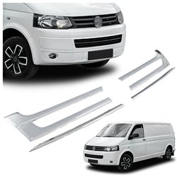 Front grille trims for Volkswagen VW Transporter FL 2009-2015