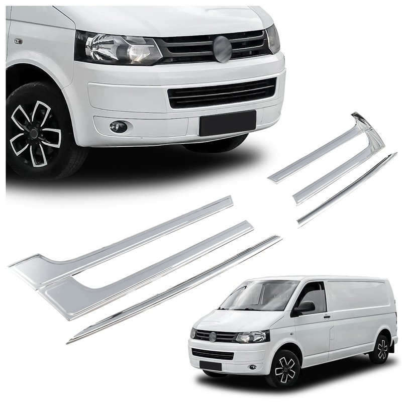 Front grille trims for Volkswagen VW Transporter FL 2009-2015