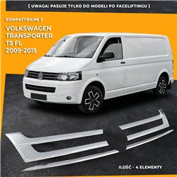 Listwy atrapy przedniej Volkswagen VW Transporter FL 2009-2015