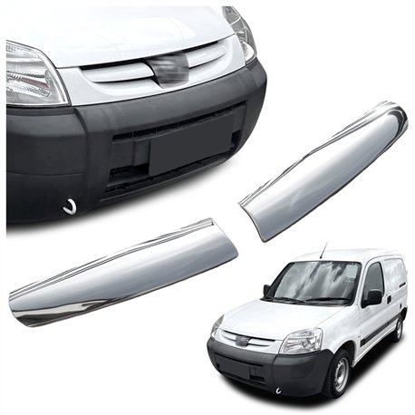 Front grille trims for Peugeot Partner FL 2002-2008