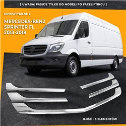 Front grille trims for Mercedes Sprinter FL 2013-2018