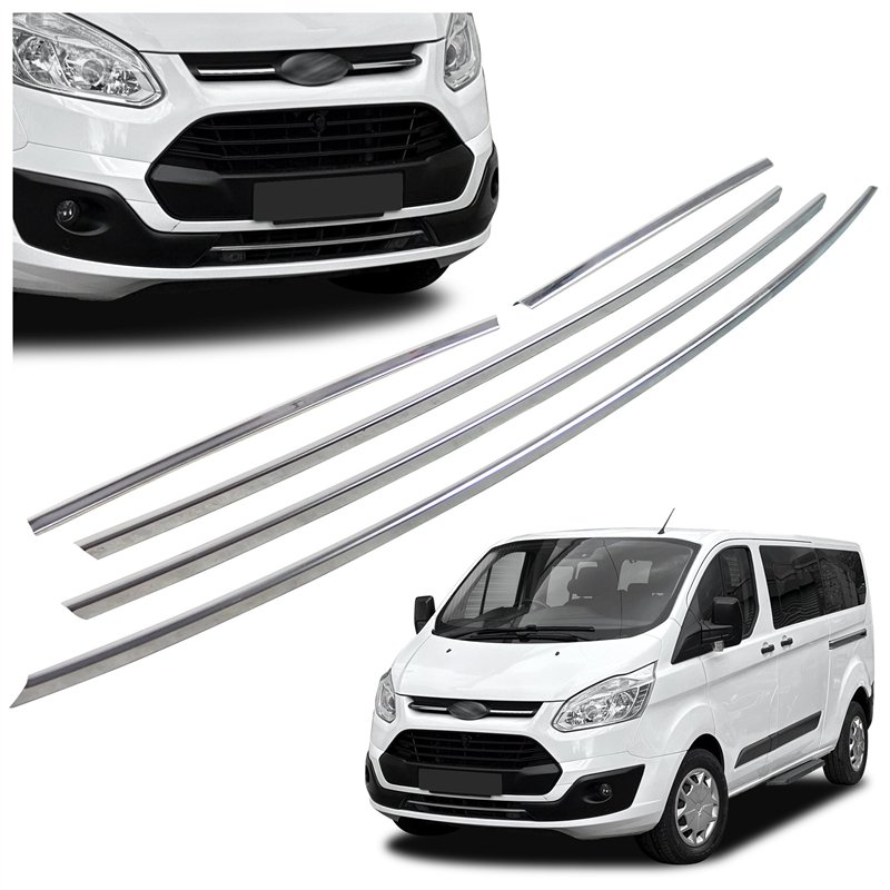 Front bumper grille trims for Ford Transit Custom PRE-FL 2012-2018