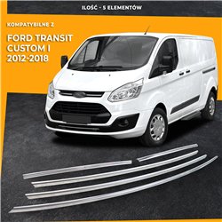 Listwy atrapy zderzaka przedniego Ford Transit Custom PRE-FL 2012-2018