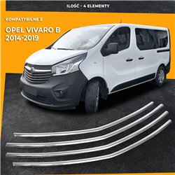 Listwy atrapy przedniej do Opel Vivaro 2014-2019