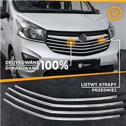 Listwy atrapy przedniej do Opel Vivaro 2014-2019