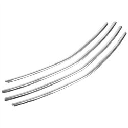 Front grille trims for Opel Vivaro 2014-2019 | Stainless steel