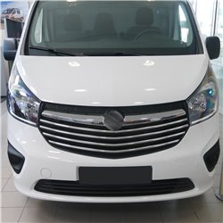 Front grille trims for Opel Vivaro 2014-2019 | Stainless steel