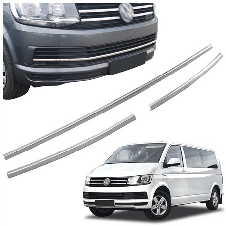 Front bumper grille trims for Volkswagen VW Caravelle 2015-2019