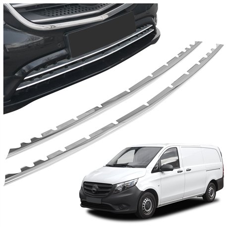 Listwy atrapy zderzaka przedniego Mercedes Vito PRE-FL 2014-2019