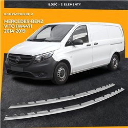 Front bumper grille trims for Mercedes Vito PRE-FL 2014-2019