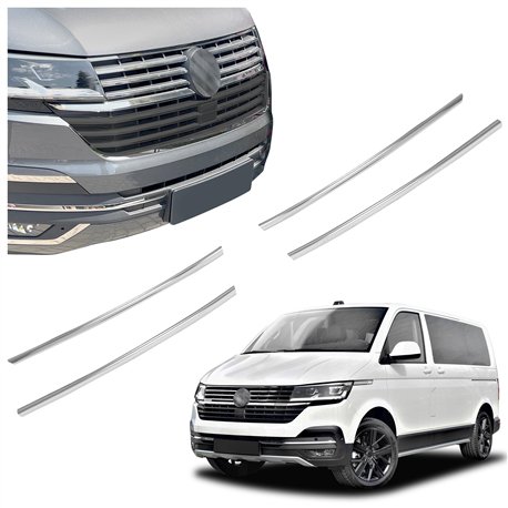 Front grille trims for Volkswagen VW Caravelle 2019-2023