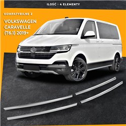 Front grille trims for Volkswagen VW Caravelle 2019-2023