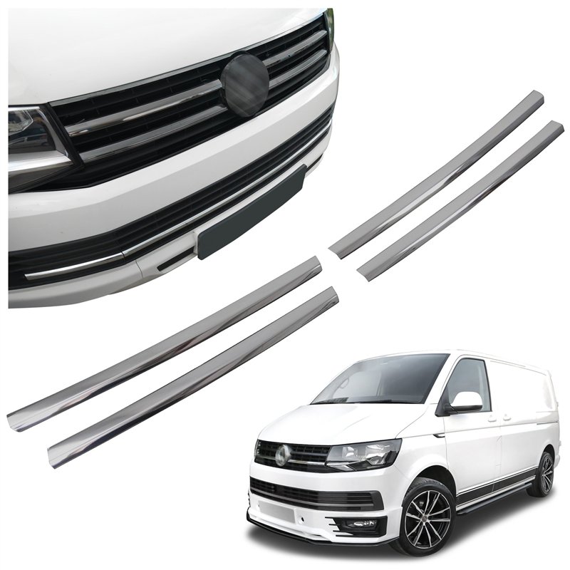 Front grille trims for Volkswagen VW Transporter 2015-2019