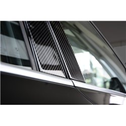 Side pillar covers for BMW X1 2015-2022 | Black Carbon fiber