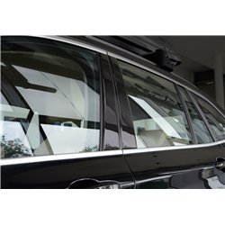 Side pillar covers for BMW X1 2015-2022 | Black Carbon fiber